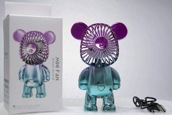 Портативный мини-вентилятор Simple Style Fan • Ручной USB-вентилятор Simple Style Fan для дома, офиса, прогулок и поездок | Зображення 3