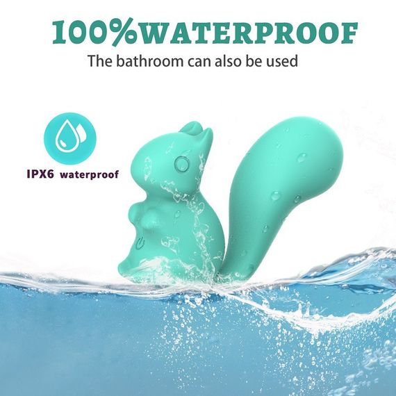 Міні-вібратор кліторальний Every Night Toys Debbie у формі білочки білий, 10 режимів вібрації Sex Aura | Зображення 5