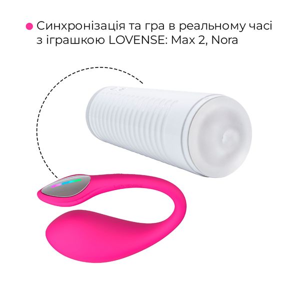Смарт-віброяйце Lovense Lush 4, дуже потужне, швидке заряджання, LED-підсвічування | Зображення 2