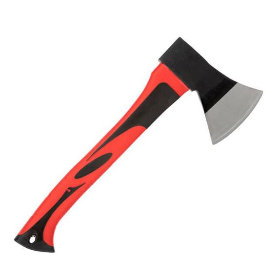 Сокира 600 г, ручка з фібергласу INTERTOOL HT-0261 | Зображення 1