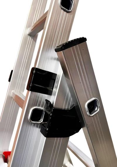 Драбина алюмінієва трисекційна GTM KME306 3x6 сходинок 1.64-3.26м (KME306) (39942) | Зображення 2