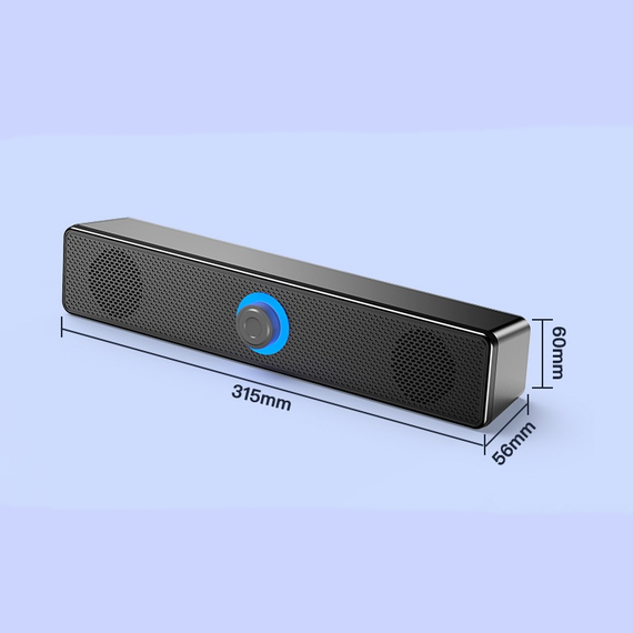 Звукова панель SV дротова колонка 4D 3.5MM для ПК з RGB-підсвічуванням (sv1956) | Зображення 2