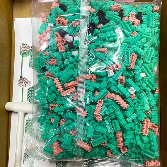 Конструктор Magic Blocks DUZ 33 см, блокові конструктори, колір на вибір, 3132 деталі | Зображення 8