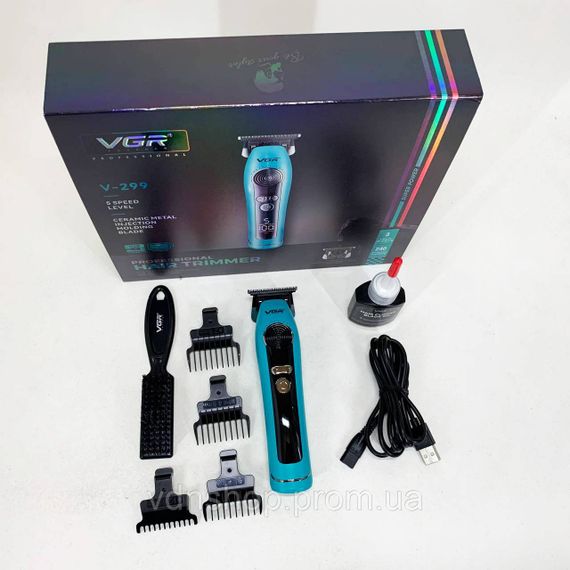 Багатофункціональний тример для стрижки волосся і тіла VGR, Тример з регульованою довжиною DG-21 | Зображення 8