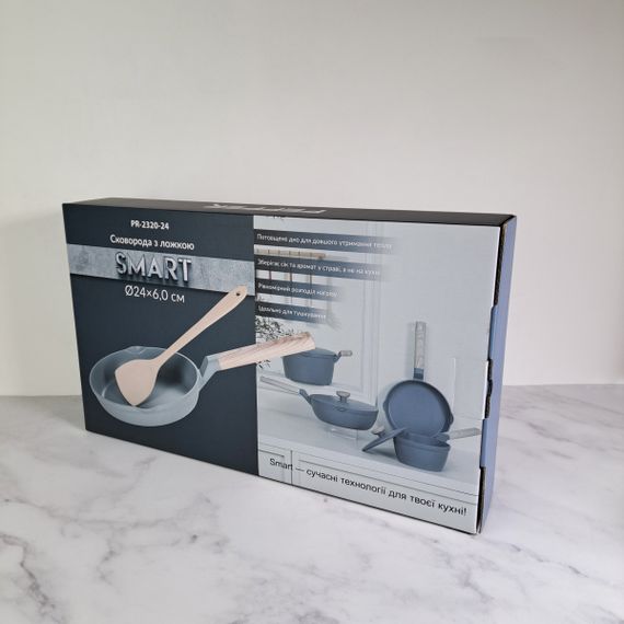 Сковорідка SMART з ложкою PR-2320-24 PEPPER 24×6 см. | Зображення 7