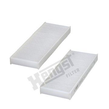 Фильтр салона компл. Citroen C-Elysee / Peugeot 301 12-, Hengst, E4912LI-2,