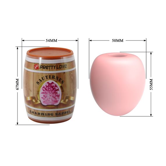 Мастурбатор - Pretty Love Sauterne Charming Barrel Pink | Зображення 6