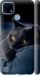 Чохол на Realme C21 Димчастий кіт "825m-2321-2448"