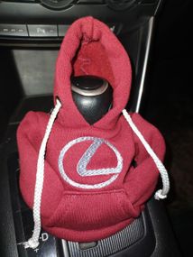 Чохол кофта Худі аксесуар на КПП  Car Hoodie Лексус LEXUS бордовий подарунок автомобілісту 10070