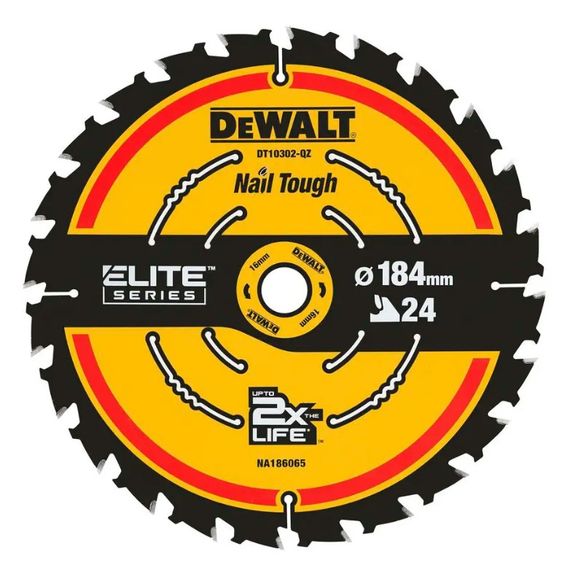 Диск пилковий DeWALT EXTREME 184 х 16 мм (DT10302)