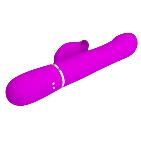 Вібромасажер із поступальним рухом серії Pretty Love - Falin Twinkled Tenderness Purple 7 vibration functions 4 rolling Sex Aura | Зображення 7
