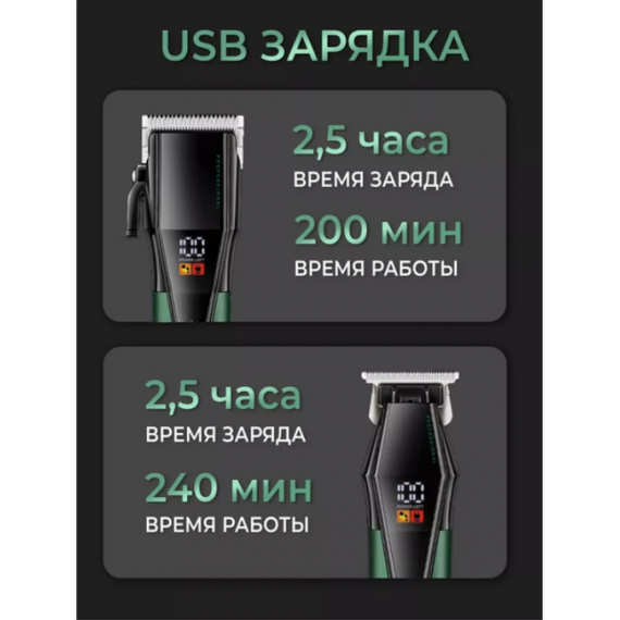 Машинка для стрижки бездротова VGR V-677 (43446-V-677_1381) | Зображення 9