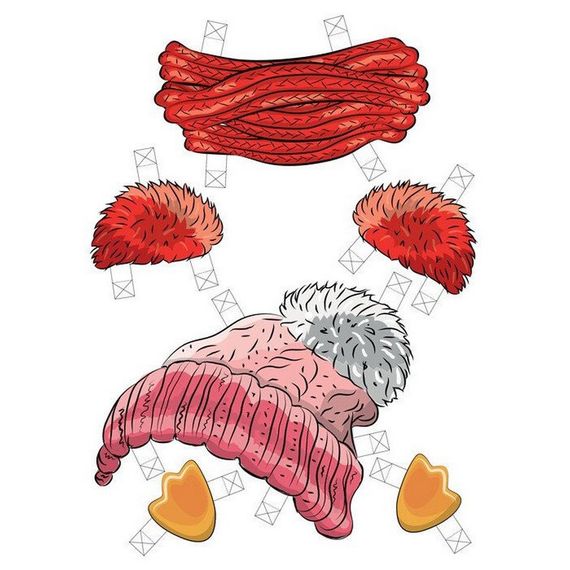 Дитячий набір творчості Об'ємні аплікації "Звірятка-модники" 1505003 | Зображення 3