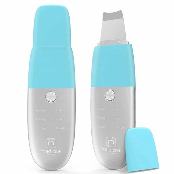 Ультразвуковой скрабер MEDICA+ VIBROSKIN 8.0 + инструменты для чистки лица EASYCLEAN гарантия 1 год | Зображення 2