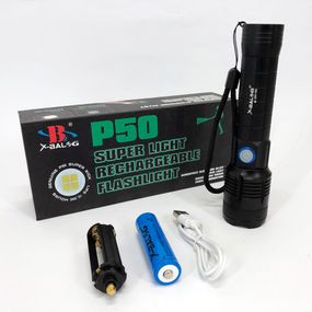 Качественный фонарик Bailong X-Balog BL-B99-P50 / Супер яркий фонарик / Мощный аккумуляторный лед фонарик / HB-804 Тактичный фонарь