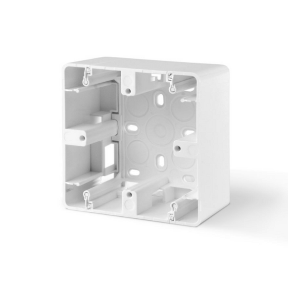 Коробка накладного монтажу одинарна біла Videx BINERA VF-BNMB1-W | Зображення 2