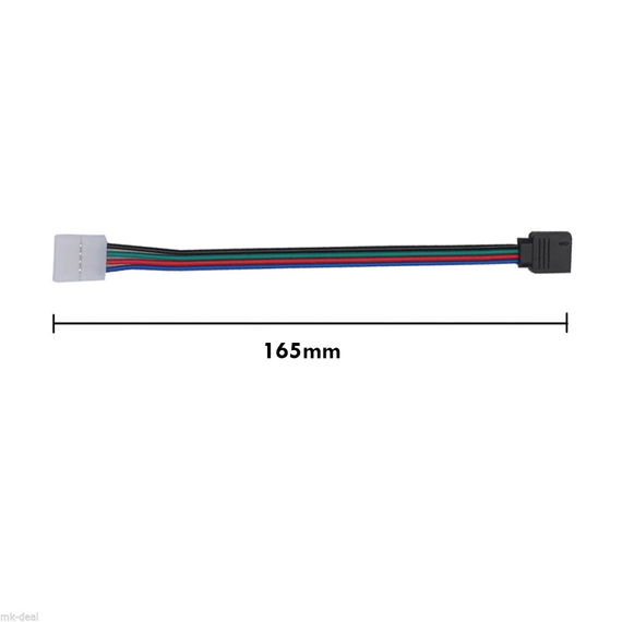 Конектор SV на 4 контакти (4 pin) 10 мм 165мм для RGBW LED стрічки 2 шт (sv2697) | Зображення 2