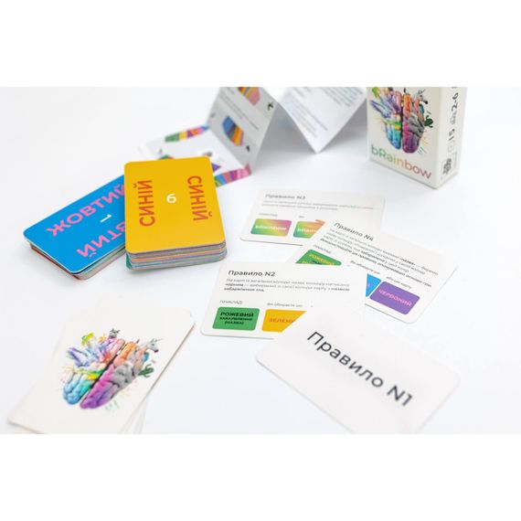 Карточная игра bRainbow FGS64, 60 карточек, на украинском языке | Зображення 2