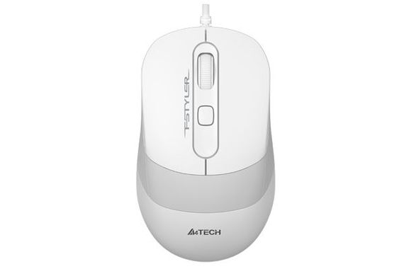 Миша комп'ютерна провідна A4Tech Fstyler FM10 White біла