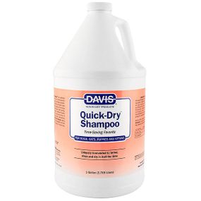 Davis Quick-Dry Shampoo шампунь для регулярного очищення шерсті у собак і котів, 3.79 л