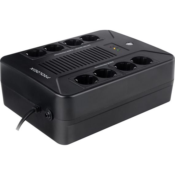Пристрій безперебійного живлення Prologix 1000VA 600W (PLP1000VA8LED) | Зображення 4