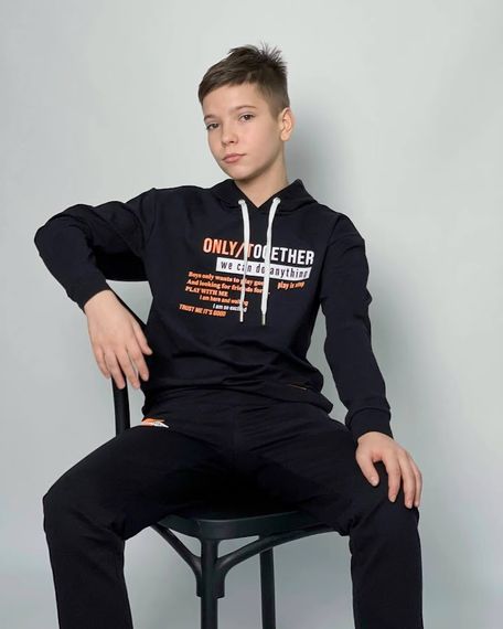 Костюм для хлопчика (підлітковий) Носи своє 134 Чорний (p-11425-123954) | Зображення 3
