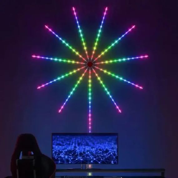 Світлодіодна RGB стрічка Феєрверк з пультом та Bluetooth від USB, 5V 213 LED | Зображення 2