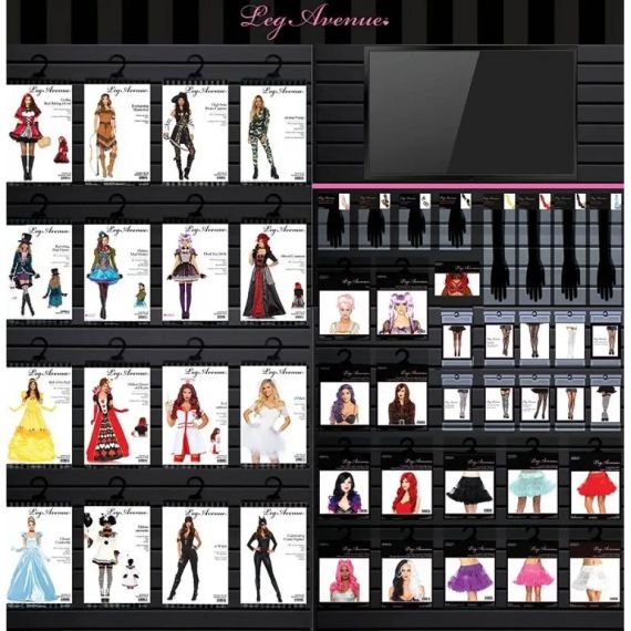 Мини платье со стразами Leg Avenue Rhinestone Skeleton з рукавами, S sexstyle | Зображення 2