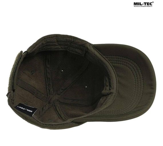 Бейсболка тактична тепла MIL-TEC SoftShell Baseball Cap Olive | Зображення 3