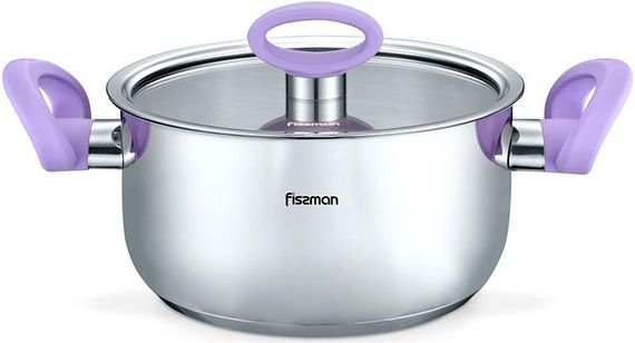 Каструля Fissman Veronica 6.1л з бакелітовими ручками