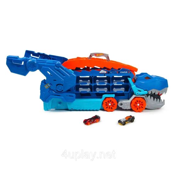 Мега-транспортер Хот Вилс Невероятный Ти-Рекс Оригинал Hot Wheels Ultimate T-Rex Transporter | Зображення 1