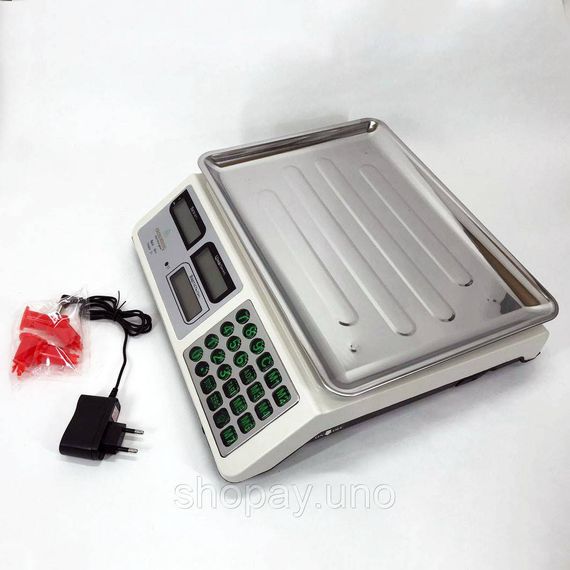 Весы торговые электрические Crownberg CB-5006, Функциональные электронные весы для торговли JV-56 | Зображення 5