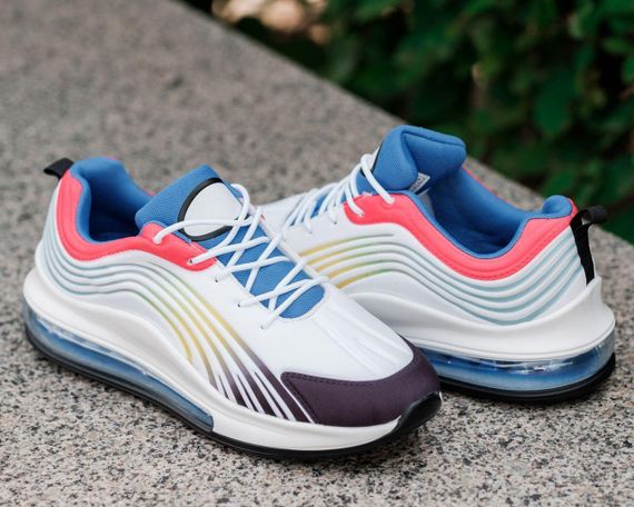 Кроссовки без бренда аир макс белые AA_0435 | Зображення 4