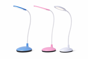 Настольная LED лампа с гибкой ножкой (USB/Battery, 3 режима света)