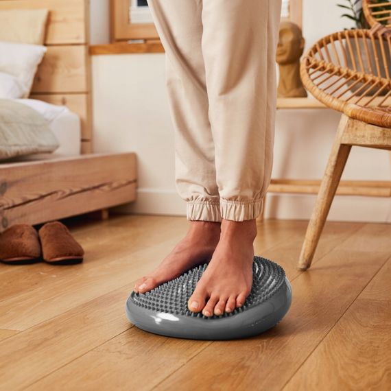 Балансувальна подушка-диск 4FIZJO PRO+ 33 см (сенсомоторна) масажна Grey 4FJ0314 (P-5907739314475) | Зображення 6