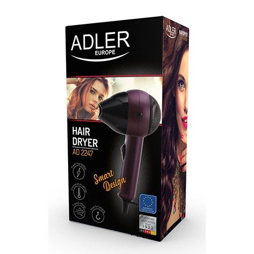 Фен для волосся дорожній Adler AD-2247 1400 Вт | Зображення 7