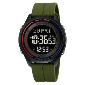 Спортивний чоловічий годинник Skmei 2412PAG Army Green