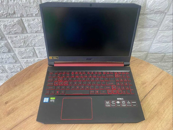 Ноутбук Acer Nitro 5 AN515-54 15.6 FHD/IPS/144Hz/i7 9750H/16/SSD256/RTX2060-6G | Зображення 1