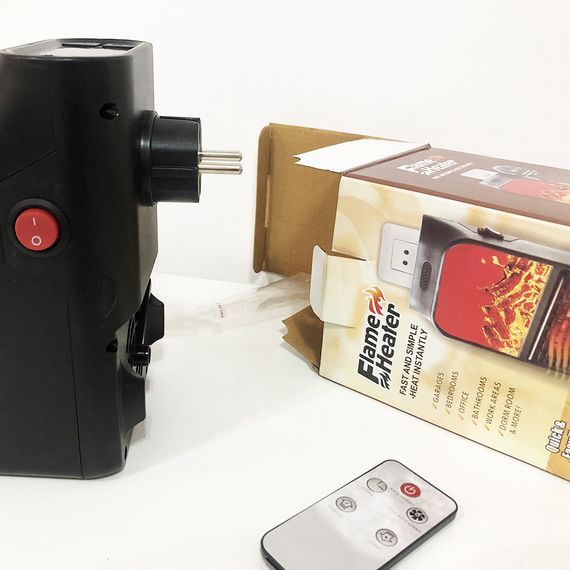 Электрические обогреватели для квартиры Flame Heater 1000 Вт, Мощный тепловентилятор для квартиры WP-38 | Зображення 5
