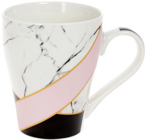 Кружка Marble Pink-Black порцеляна 400мл