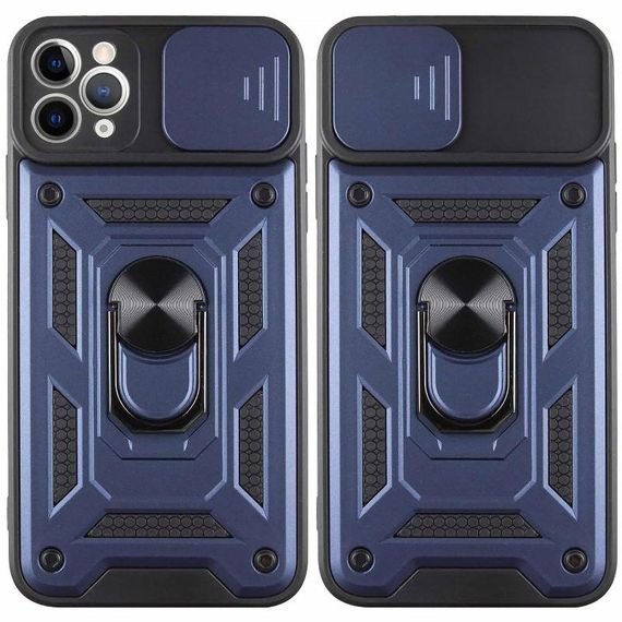 Чохол Ummi Camshield Serge Ring для Apple iPhone 11 Pro Max (6.5") Синій / Navy | Зображення 1