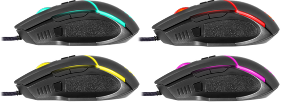 Миша Defender Warfame GM-880L RGB, 8 кнопок,12800 dpi (52880) | Зображення 6