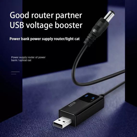 Dc USB преобразователь от Powerbank 5v - 9/12v для Wi-Fi роутер | Зображення 4