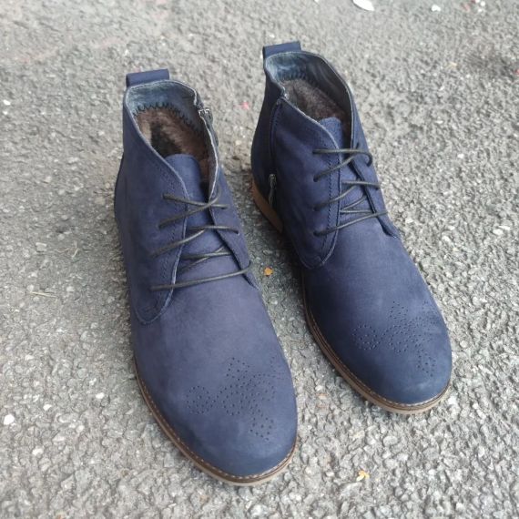 Зимние синие ботинки 42 размер | Зображення 2