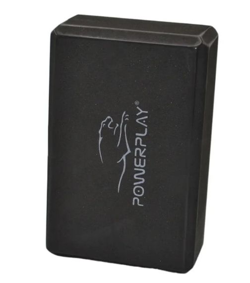 Блок для йоги PowerPlay 4006 Yoga Brick Чорний (PP_4006_Black) | Зображення 3