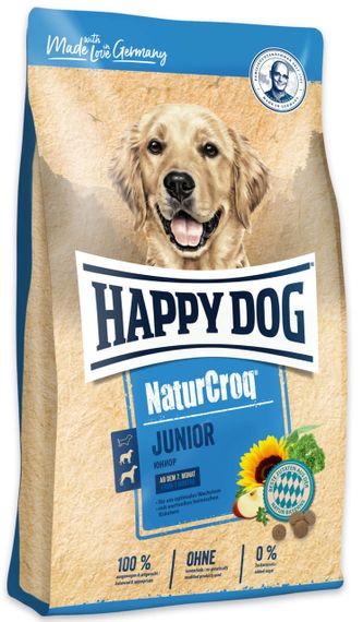 Сухий корм для цуценят з птицею Happy Dog NaturCroq Junior, 15 кг