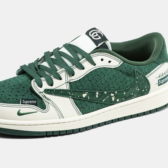 Кросівки New Air Jorgan 1 Low x Trav1is Sco1tt x Guc1ci x Supreme / New  топ весна / осінь 2365 42 26.5 | Зображення 6