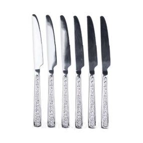 Набор столовых ножей 6 шт нержавеющая сталь гальваническое покрытие HP692