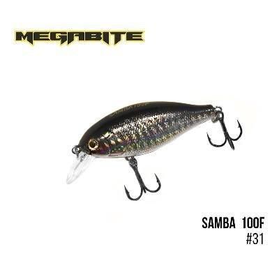 Воблер Megabite  Samba 100 F (60 mm, 12,5 g, 1 m) (31)