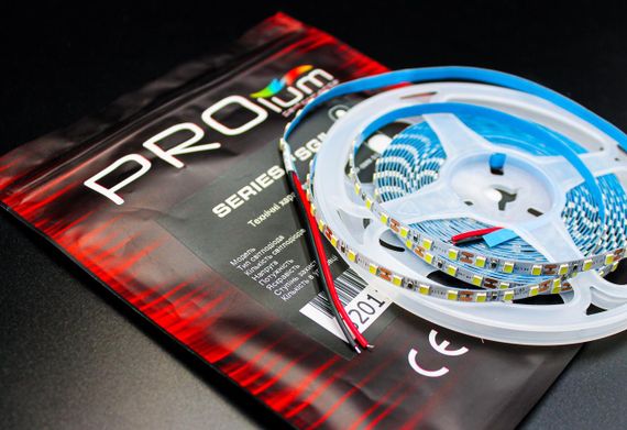 Світлодіодна LED стрічка PROLUM™ 5 ММ 12V 2835\120 IP20 Series "SG" Білий (5500-6000К) | Зображення 4